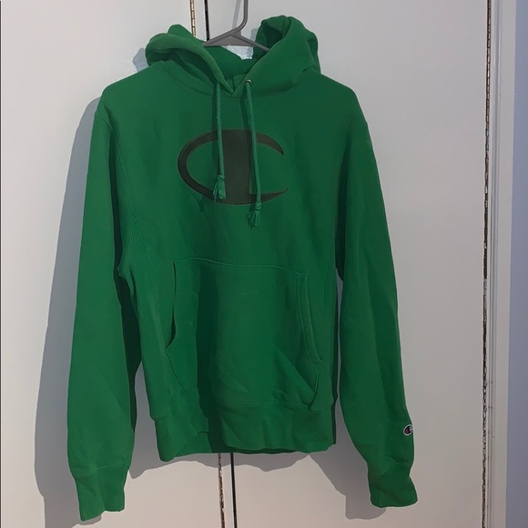 Green Champion Hoodie - Picture 1 of 4